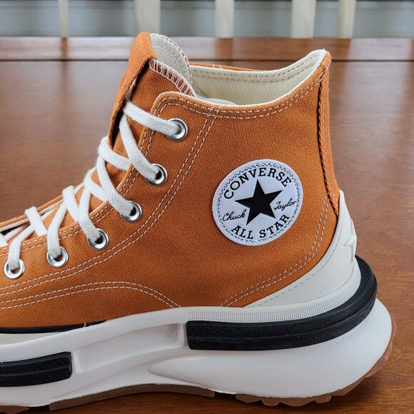 Women's Orange High-Top Sneakers - Picture 9 of 16